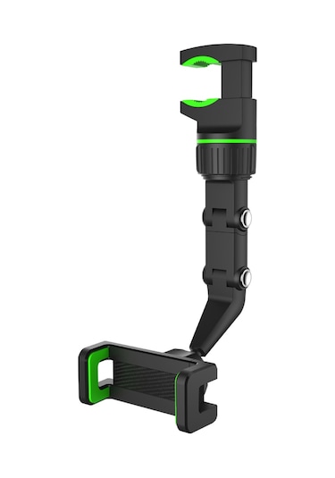 Suofeng 360 Döner Ev Araç Masa Üstü Çok Amaçlı Telefon Tutucu, Ayarlanabilir Klipsli Yeşil Abs Sponge Malzeme 3-21mm Genişlik Yeşil