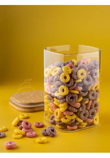 Get&joy Kvadro 1000 Ml Kapaklı Cam Kavanoz 208426934