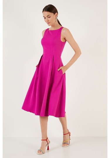 Lela Bayan Elbise 6051963 Fuşya