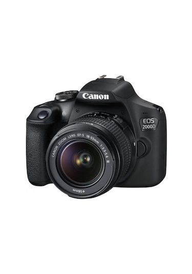 Canon EOS 2000D 18-55 MM DC III DSLR Fotoğraf Makinesi (İthalatçı Garantili)