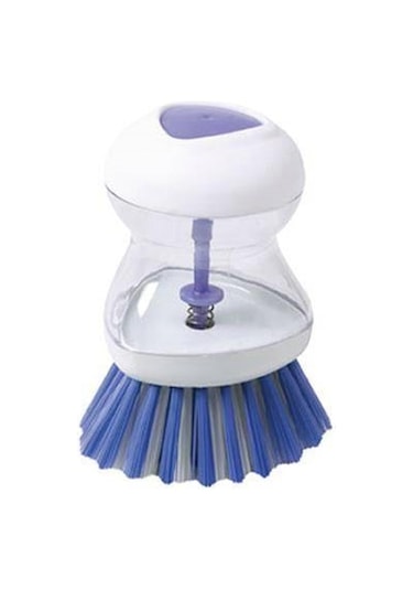 2 Adet Bulaşık Yıkama Fırçası Bulaşık Deterjanı Hazneli Bulaşık F N11.7445