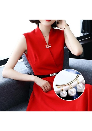 Kore Basit İnci Sevimli Broş Kadın Aksesuarları Kpop Kadınlar İçin Broşlar Pins Emaye Pin Takı Altın