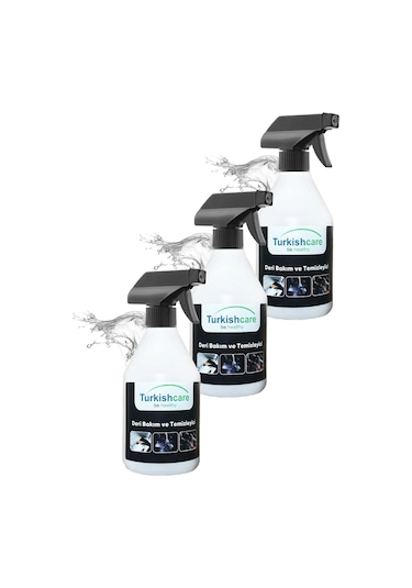 Deri Bakım Ve Temizlik Spreyi 500 Ml. Üçlü Set Renksiz