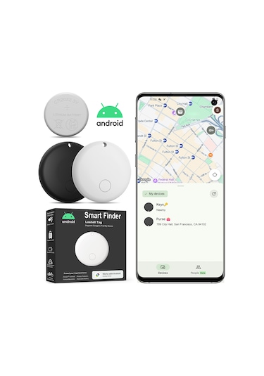 Xindoker Android Akıllı : Loshall Bluetooth Bulucu, Anahtar Ve Eşya Konumlandırma, Suya Dayanıklı, 2'li Paket