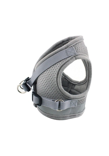 Geeroyoo Yumuşak Mesh Evcil Hayat Tasması - Ayarlanabilir, Reflektif, Köpek/kedi/tavşan İçin Gri, S Gri