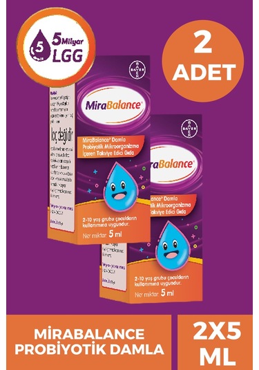 Mirabalance Probiyotik Damla 5 Ml 2 Adet