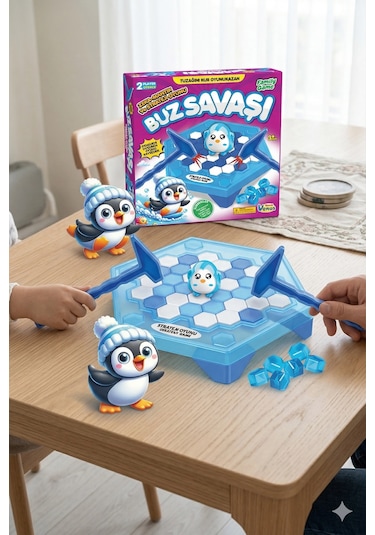 Buz Savaşı Zeka Ve Strateji Oyunu - Penguen Düşürme Oyunu