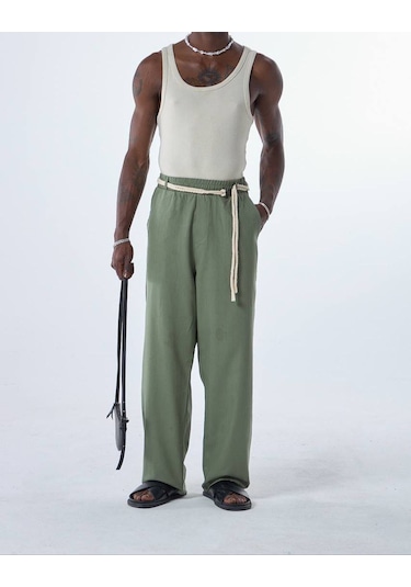 Lulikwear Beli Ipli Keten Pantolon Haki