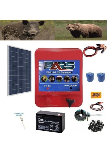 Pars Elektrikli Çit Ayı-Domuz Kovucu Eco Set 1000