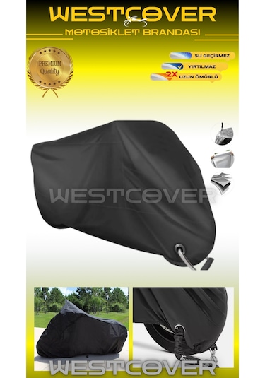 Mondial X-treme Max 200i Motosiklet Brandası Siyah Kilit Uyumlu