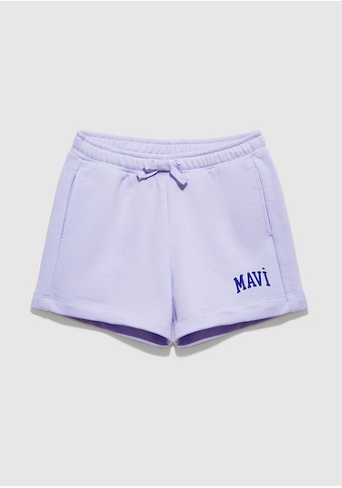Mavi - Mavi Baskılı Mor Şort 7410002-70523