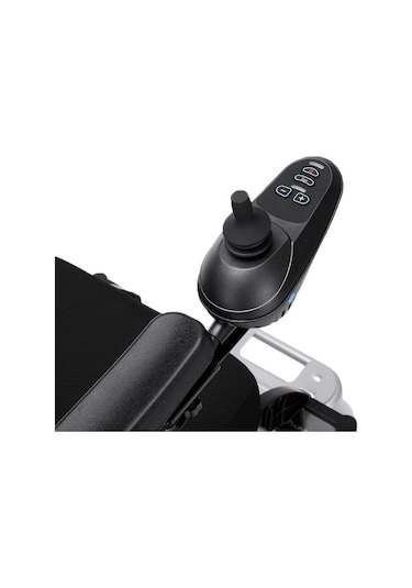 Ekonomik Lityum Pilli Hafif Akülü Tekerlekli Sandalye Uzaktan Kumandalı Ve Tek Hareketle Katlanabilir