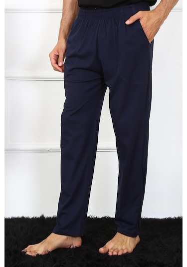 Akbeniz Erkek Pamuk Lacivert Tek Alt Pijama 27495 Lacivert
