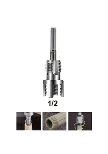 1/2 20 Mm İç Dış Plastik Boru Diş Açma Seti 1/2 İnç Borularla Uyumlu