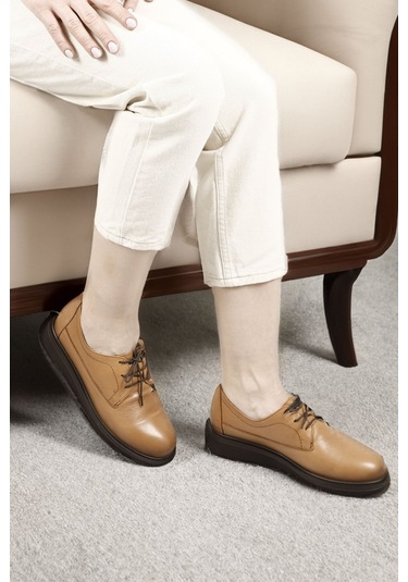 Gönderi(R) Kadın Açık Taba Bağcıklı Dolgu Taban Hakiki Deri Ayakkabı Gdza13424074 Taba Gönderi(R) Kadın Açık Taba Bağcıklı Dolgu Taban Hakiki Deri Ayakkabı Gdza13424074 Taba