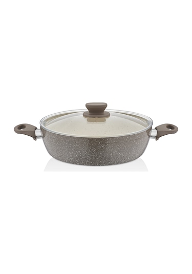 Polo Shef Panamera Granit Ezme Basık Tencere 22 CM