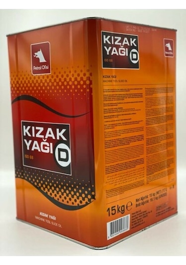 Petrol Ofisi Kızak Yağı D-68 Teneke 15 KG