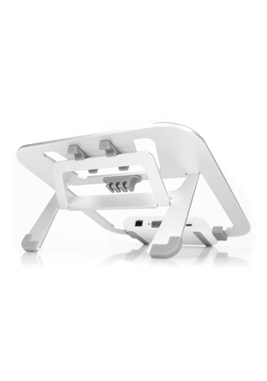 Dizüstü Yükselticili Usb-c Istasyonu 8 Bağlantı Noktalı Gümüş/