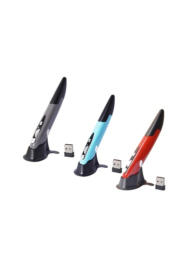 Homyl 2.4ghz Optik Kablosuz Kalem Fare Usb Alıcı Kırmızı