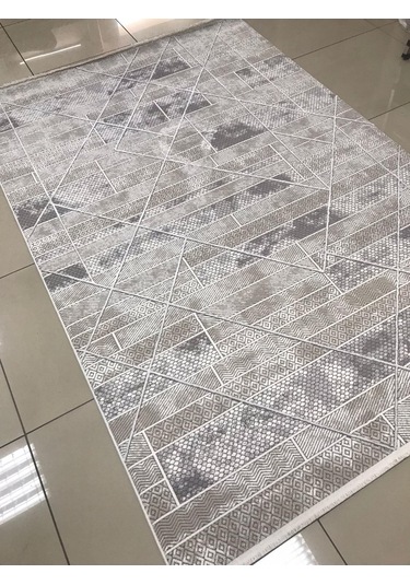 Merinos Halı Ritim 73338 071 Serisi Salon Oturma Yatak Odası Halısı Kahverengi - Bej