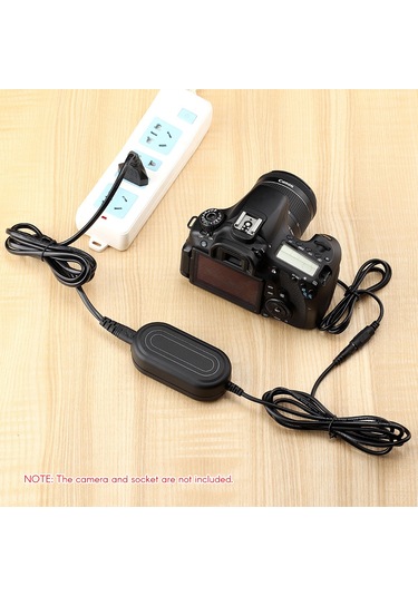 Samdoo Andoer Lp-e17 Yerine Geçici Ac Adaptörü - Canon Eos 200d/750d/800d/t6i/t7i İçin Sürekli Güç - 100-240v Avrupa Standartı