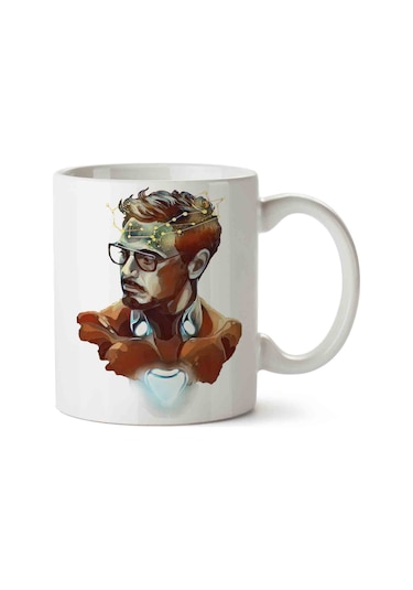 Tony Stark Marvel Demir Adam Kupa Bardak