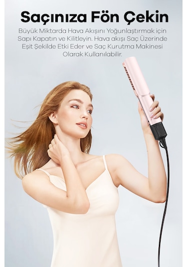 Veryfit Airstrait Yüksek Hızlı Hava Üflemeli Saç  Düzleştirici