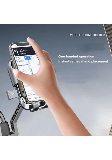 Liangmei Bisiklet Telefon Tutucu Motosiklet Hızlı Kilitleme