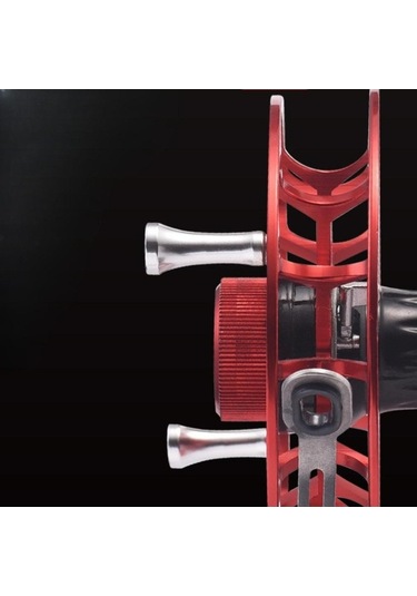 Pazly Buz Balık Avı Makarası Takımı - Güçlü Dişli Mavi Model