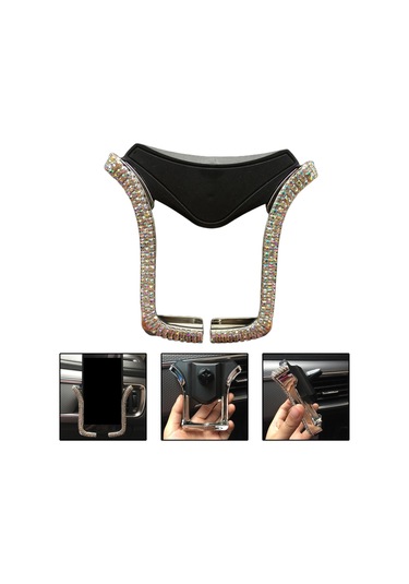 Homyl Şık Köpüklü Parlak Telefon Tutacağı Araç Renkli