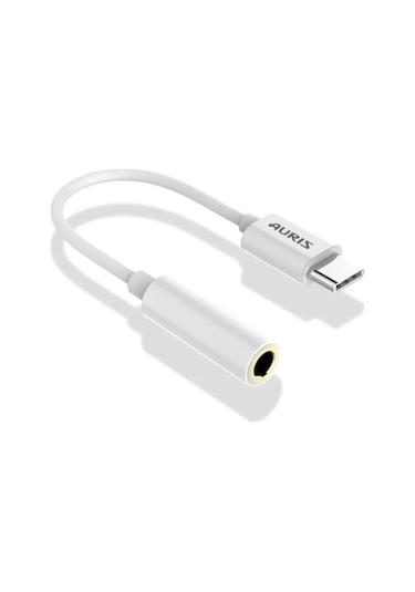 Type-c To 3.5mm Audio Aux Jack Çevirici Adaptör Beyaz