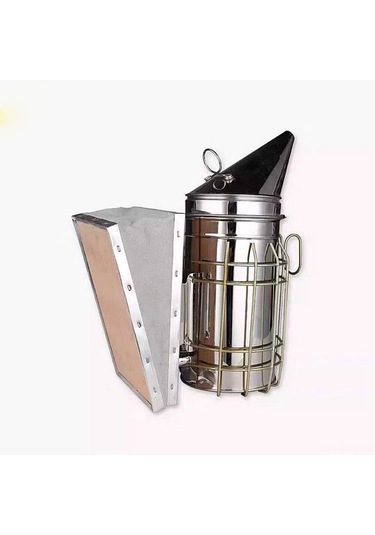 Symbee Çelik Paslanmaz Arı Duman Makinesi - Isı Korumalı, Hava Akışı İyi, Arıları Sakinleştirir