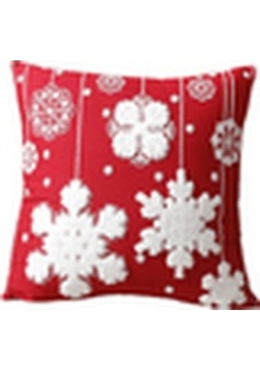 Hombey Noel Eve Deco Yastık Kılıfı, Pamuk Kumaşı, 45x45cm, Havlu Dikiş Desenli, Gizli Fermuar, Ev Dekorasyonu Hediyelik Ürün Diğer