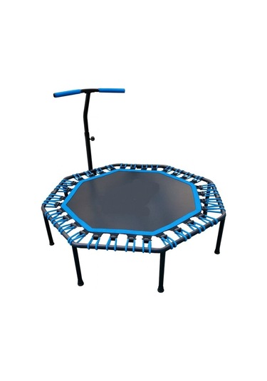 Ckspor 135 Cm Katlanabilir Sekizgen Step Trambolin Tutunmalı Trambolin Fitness Zıplama Trambolini