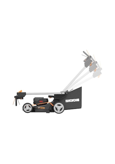 Worx WG749E 40 Volt 4.0 Ah Li-ion Profesyonel Kömürsüz Şarjlı Çim Biçme Makinası 46 CM