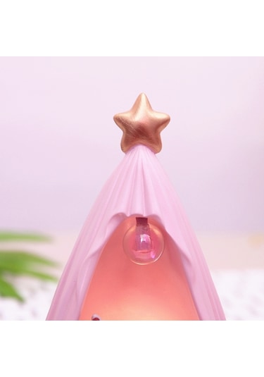 Sones B82880 Oda Dekorasyonu Atmosfer Gece Lambası Başucu Lambası Süsleri, Renk: Pembe Çadır Işığı Çok Renkli