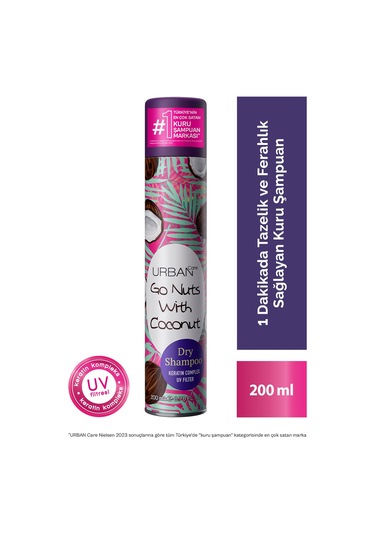 Urban Care Hindistan Cevizi Kokulu Hacimlendirici Kuru Şampuan 200 ML