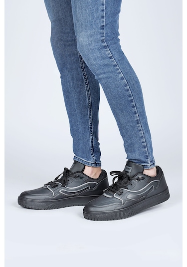 Jump 28520 Siyah Erkek Sneaker Günlük Spor Ayakkabı Siyah