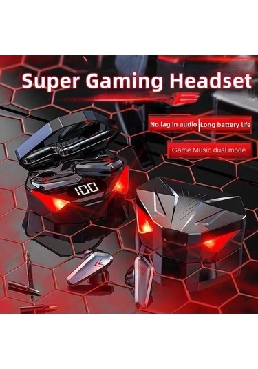 X15/x15pro Tws Bluetooth Oyun Kulaklığı - Düşük Gecikme, Pil Seviyesi Göstergesi Ve Müzik/oyun Modu Değişimi