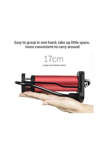 Siyah Kullanışlı Lastik Şişirme Pompası Yüksek Basınçlı Stabil Taban Şişirme