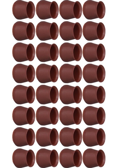 32 Adet Sandalye Bacak Koruyucuları Kaymaz Çizilmeye Dayanıklı Yuvarlak Silikon Mobilya Bacak Koruyucuları Aksesuarları Diğer