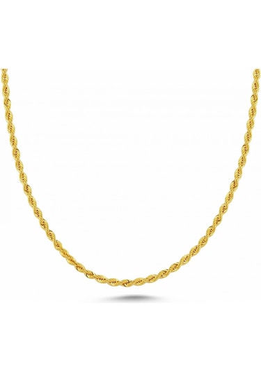 Altın Halat Zincir 3,80 MM 60 CM 14 Ayar