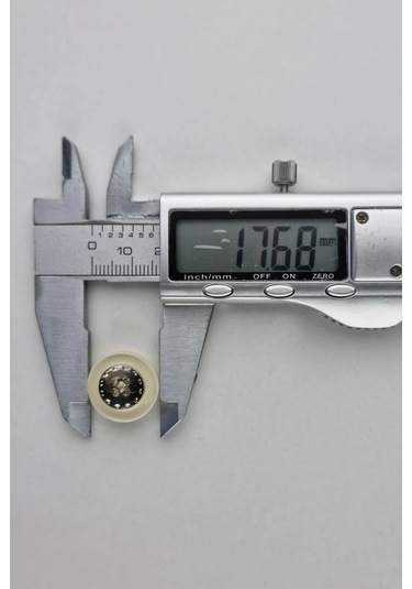 Küçük Ortası Metal Akrilik Koyu Kahverengi Kaban Çeket Hırka Yelek Düğmesi 5 Adet