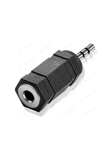 2.5mm Erkek - 3.5mm Dişi Konnektör Stereo Ses Adaptörü Dönüştürüc