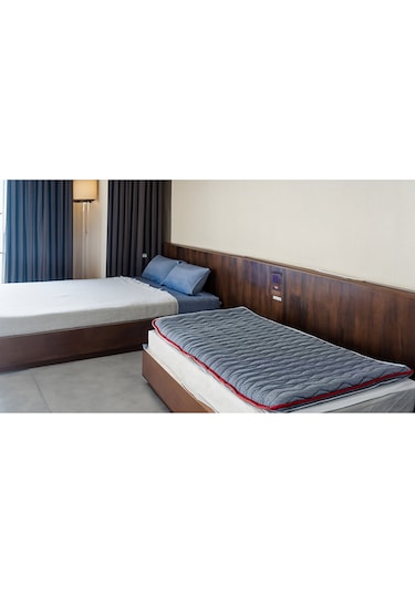 Hyk Group Taşınabilir Katlanır Karavan Kamp Otel Misafir Anne Yanı Yer Yatağı 90x190 Tek Kişilik Yatak