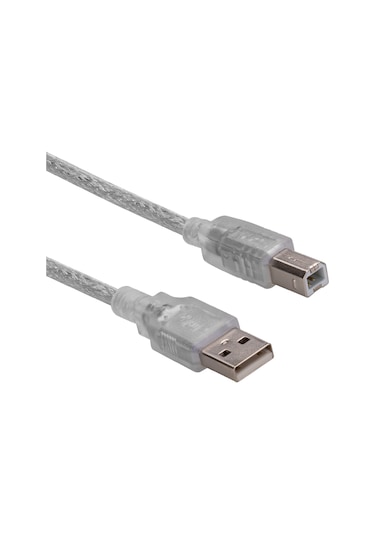 S-Link SL-U2015 Usb 2.0 Şeffaf 1.5M Yazıcı Kablo