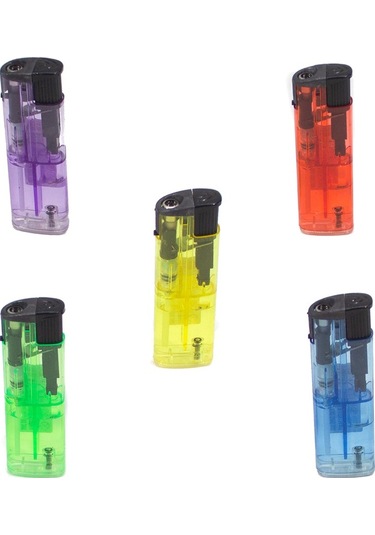 Mixoyuncak Çakmak  Turbo 2000 Rüzgarda Sönmeyen Şeffaf Çakmak 50'Li