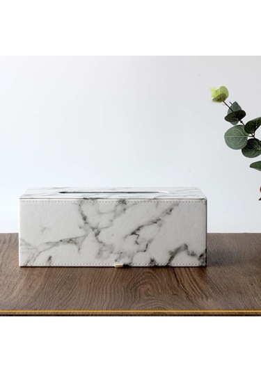 Suntek Pu Deri Doku Kutusu Kağıt Kapak Tutucu Dağıtıcı