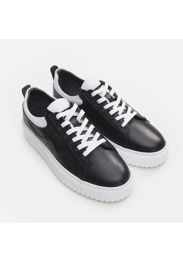 Hotiç Hakiki Deri Siyah Erkek Günlük Ayakkabı 02ayh296300a100 Siyah