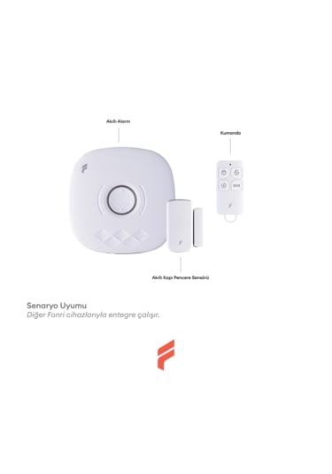 Akıllı Pratik Alarm Seti Akıllı Alarm, 5 Adet Akıllı Kapı Pencer